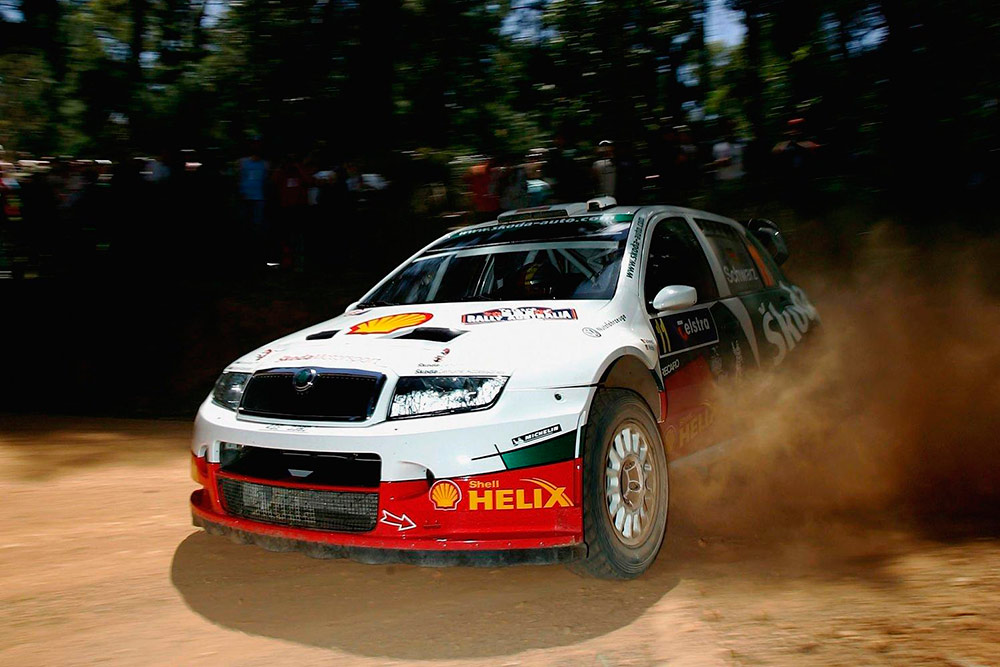 Армин Шварц и Клаус Виха, Škoda Fabia WRC (4S5 3380), ралли Австралия 2005/Фото: Ryan Pierse / Getty Images