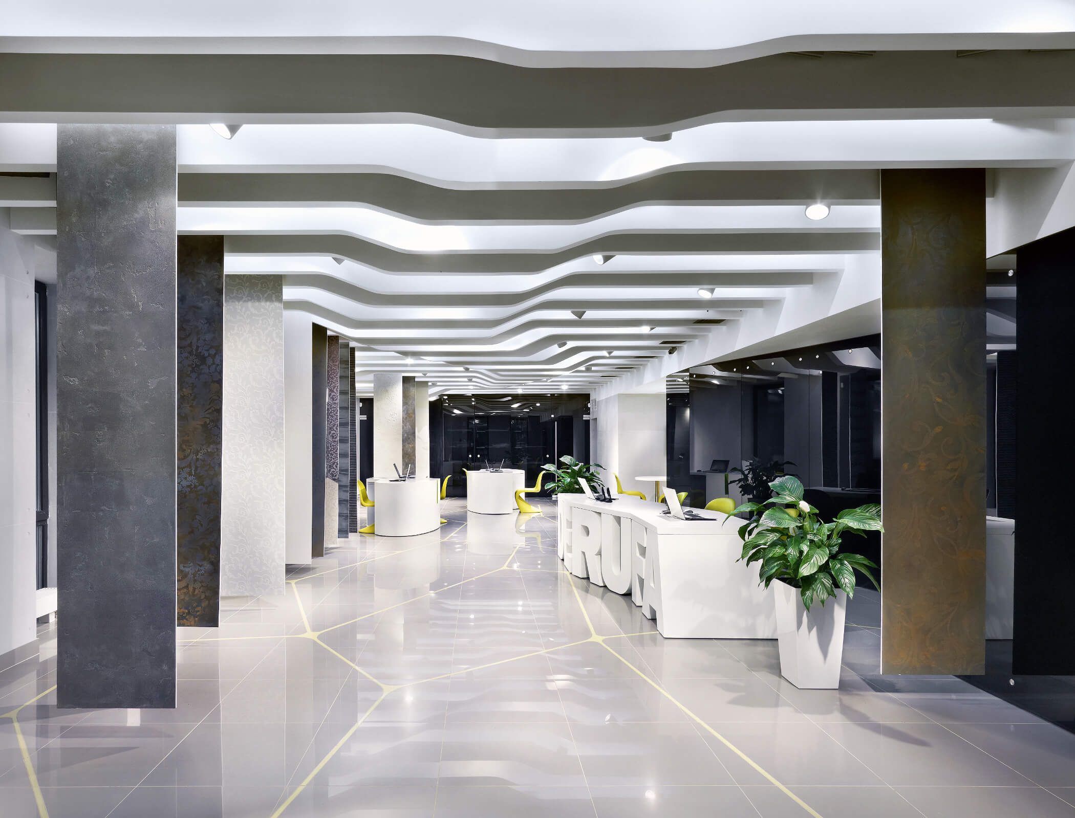 Салон декоративных покрытий «Derufa» - архитектурное бюро Archinform, Екатеринбург