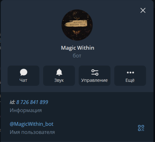 Главный экран SalesBot