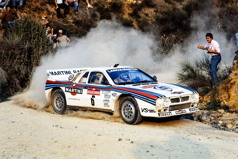 Маркку Ален и Илкка Кивимяки, Lancia Rally 037 (TO X98907), ралли Сан-Ремо 1983/Фото: Motorsport Images