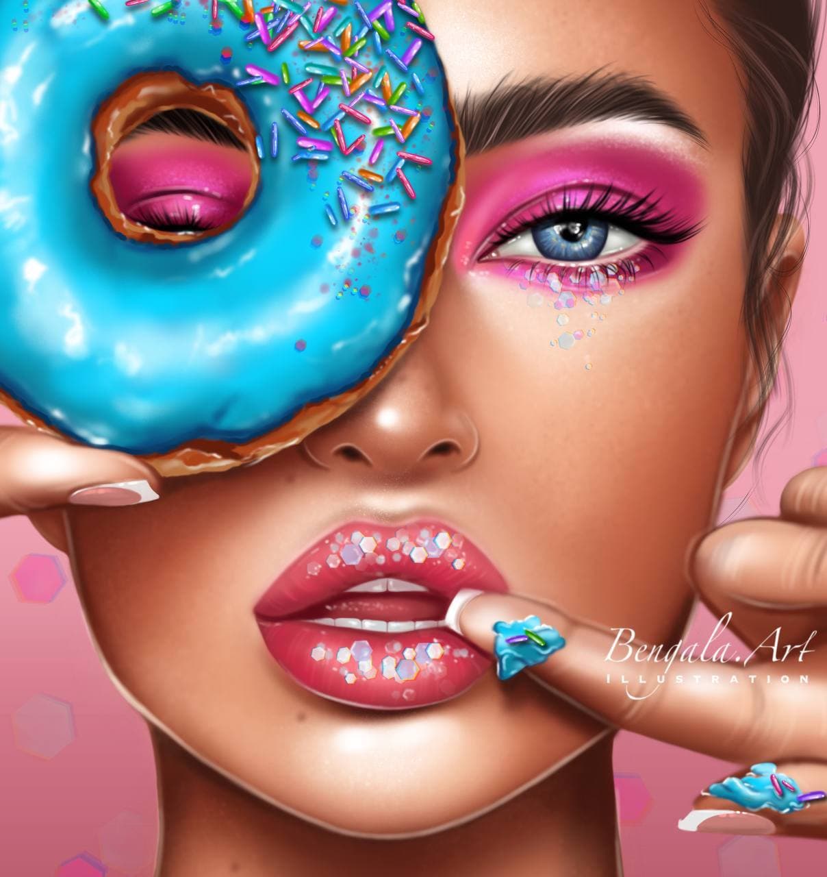 Digital-рисование Милашка-Мультяшка