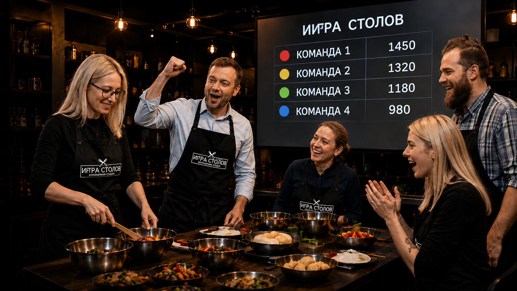 Командный формат кулинарного мастер-класса