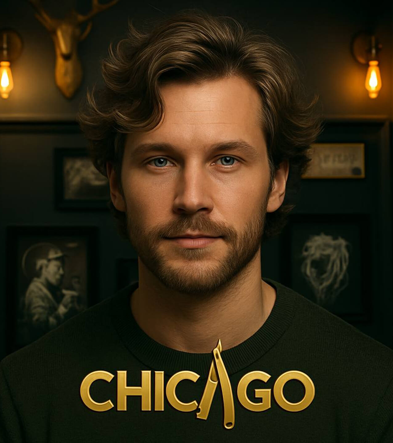 Стрижка Soft Waves Classic — барбершоп CHICAGO, Екатеринбург