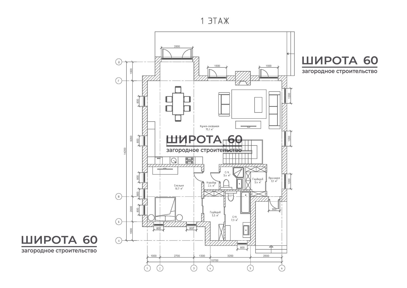 Планировка первого этажа