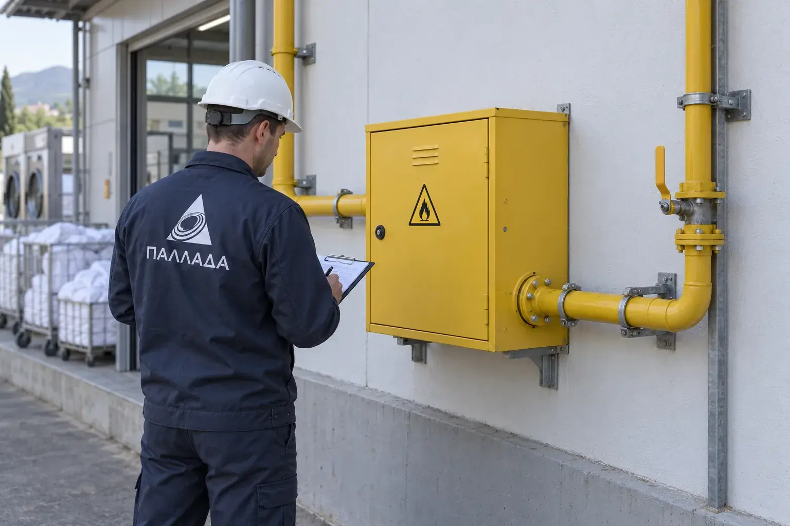 Газификация коммерческой прачечной в Адлере