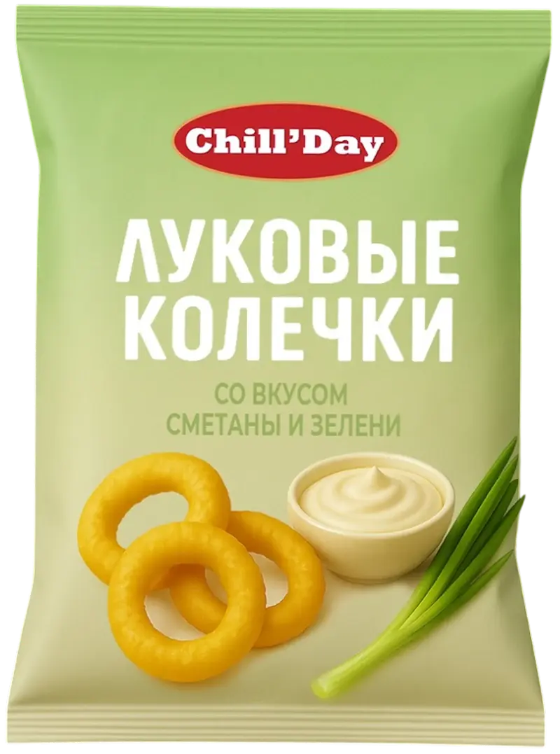 Упаковка луковых колец Chill’Day — сметана и зелень