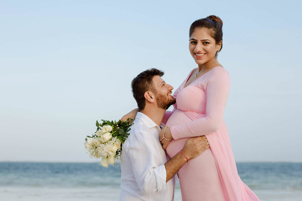 Capturing the Beauty of Motherhood: Maternity Photography on Mombasa's Jumeirah Beach