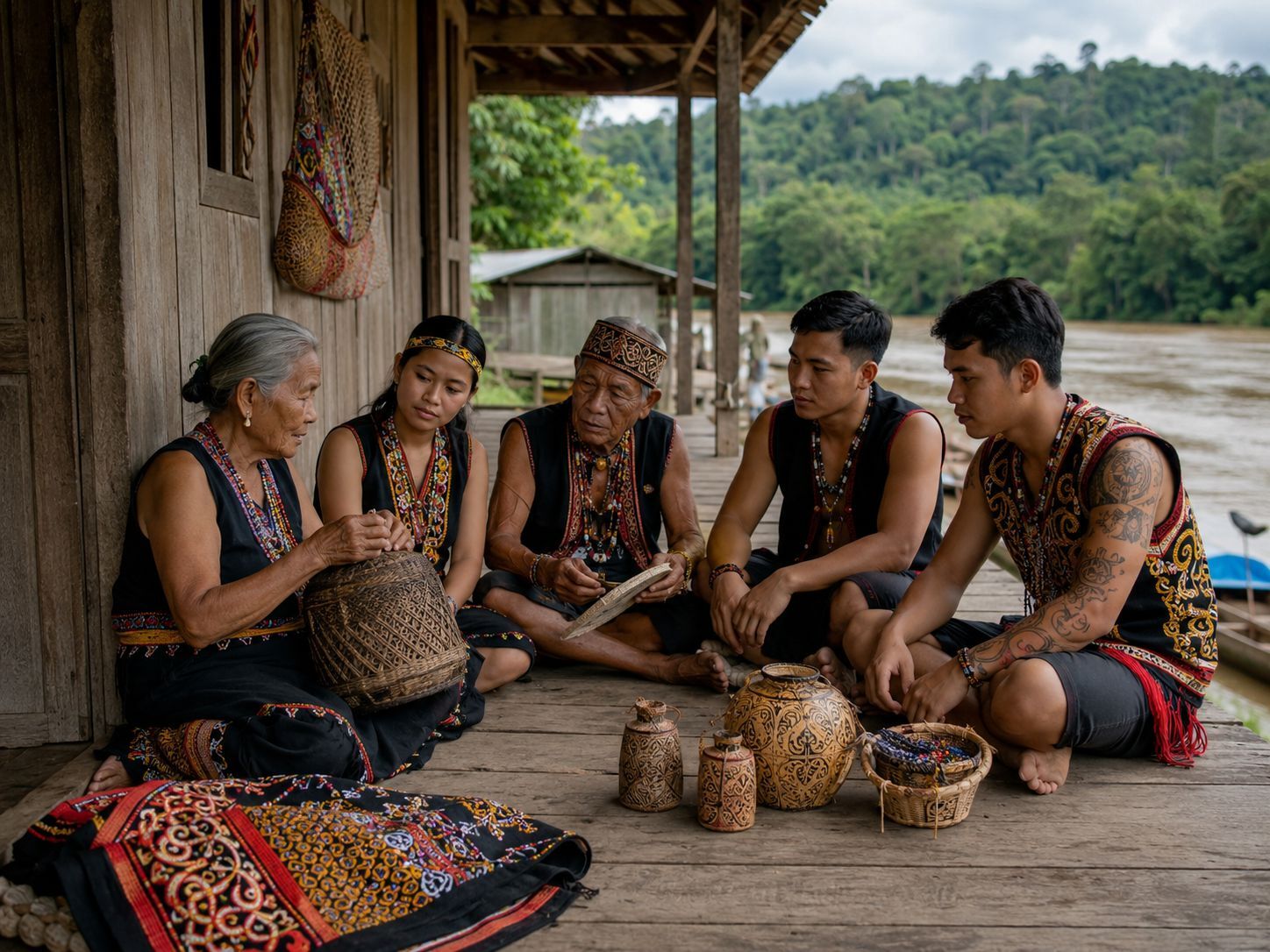 Sejarah Suku Dayak dan kehidupan masyarakat asli Kalimantan