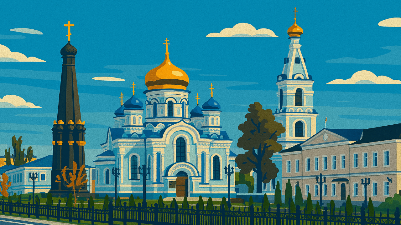 Панорама города Малоярославец