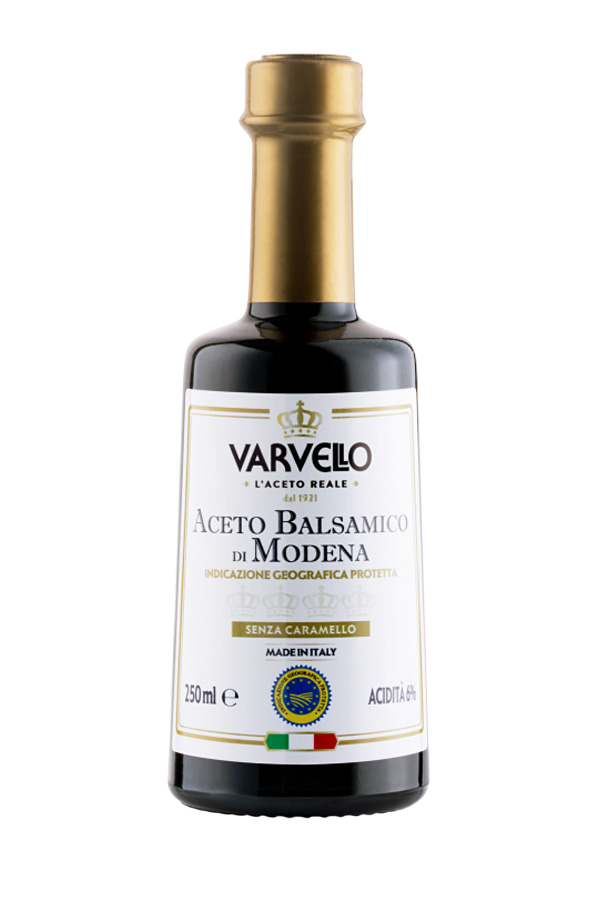 Уксус бальзамический I.G.P. королевская серия ВАРВЕЛЛО, конусная бутылка 250мл