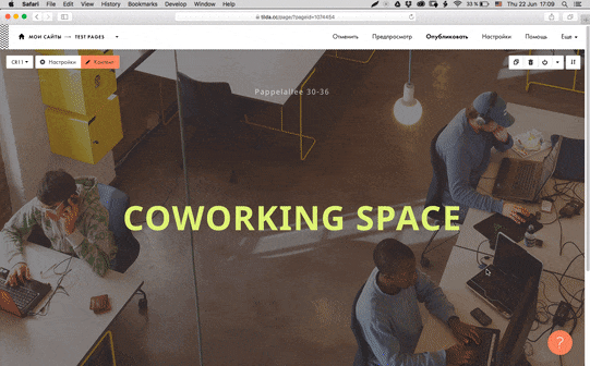 Tilda Publishing blocks