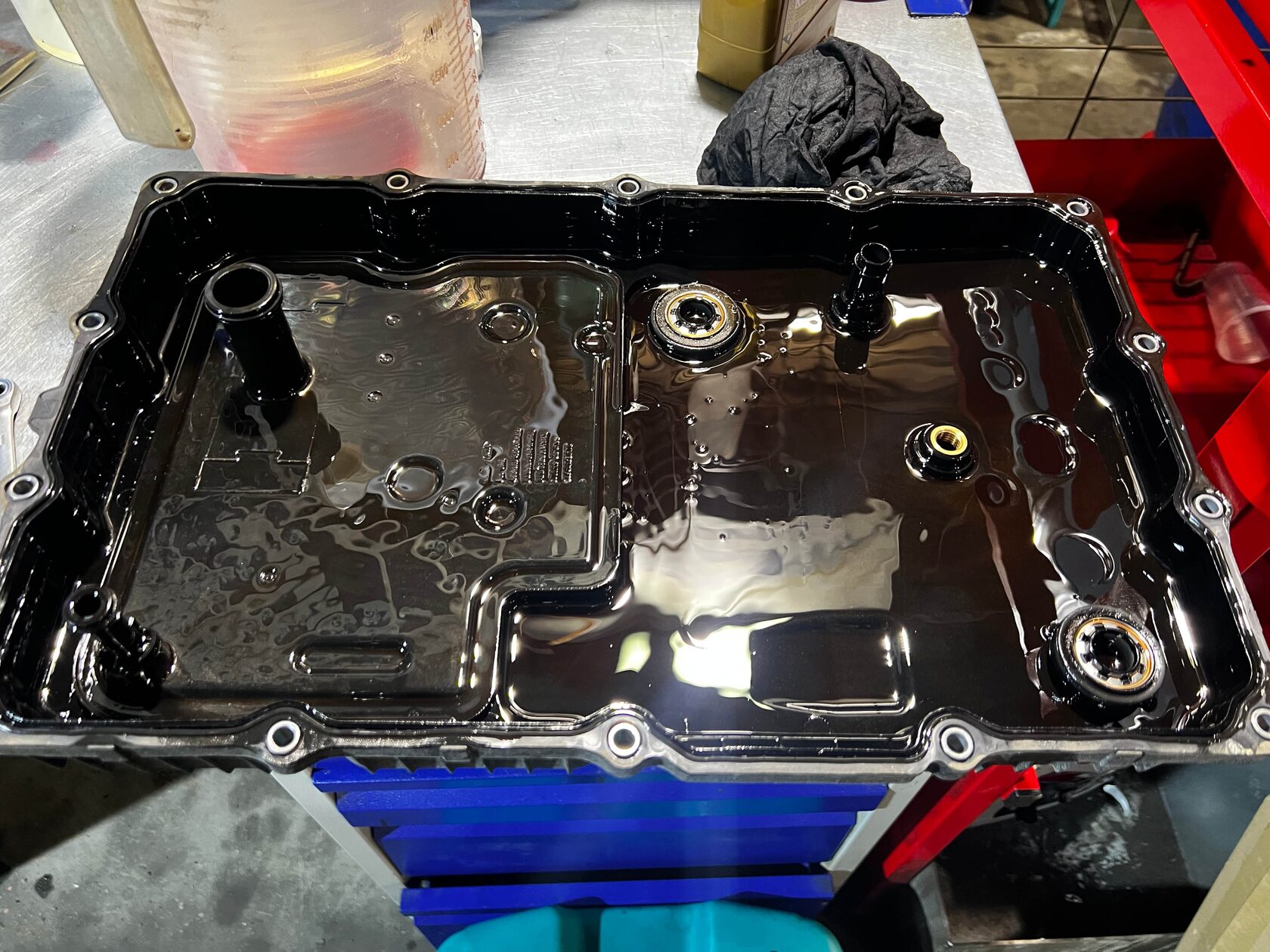 Состояние магнитов в поддоне АКПП