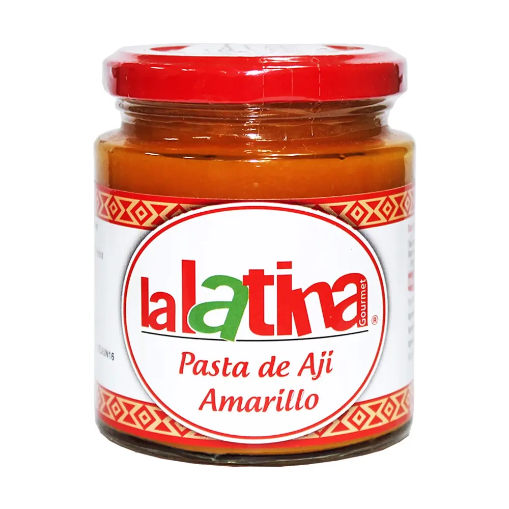 Паста из перца ахи амарилло желтая (aji amarillo) LA LATINO 225г