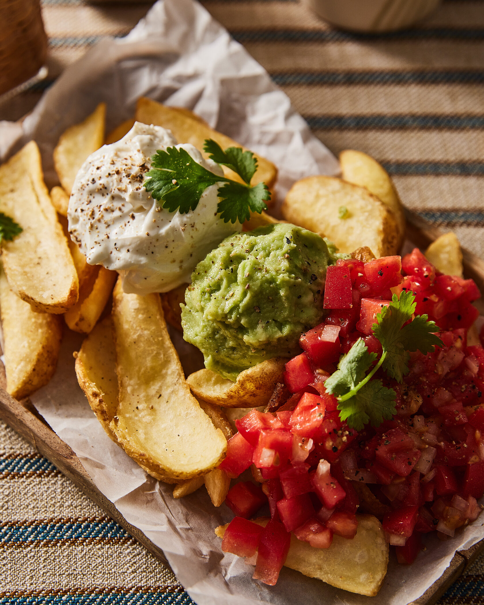 Рецепт хрустящих дипперов с топингами