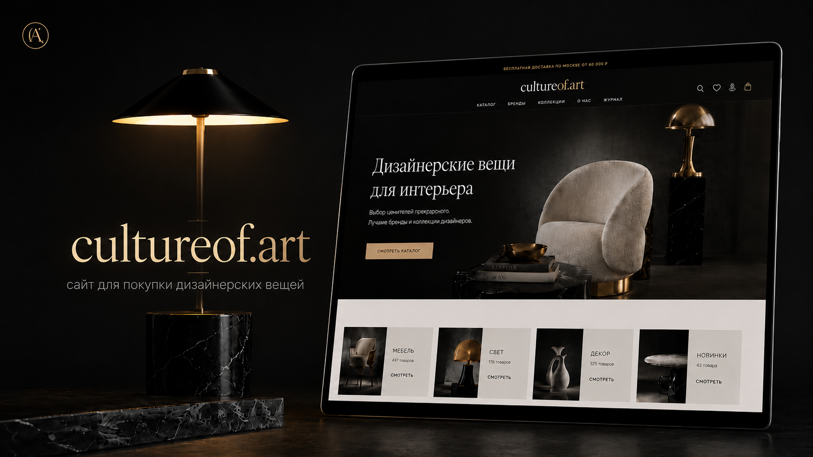Culture of Art интернет-магазин Next.js Shopify