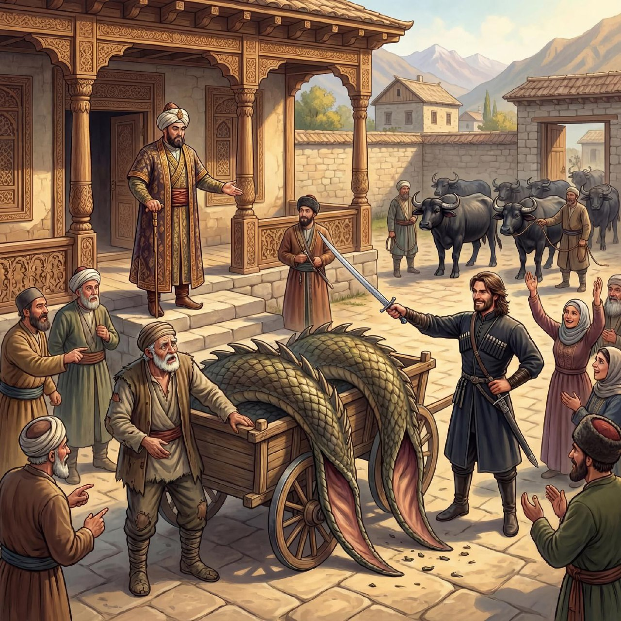 Адыгейские сказки: Батыр, сын медведя