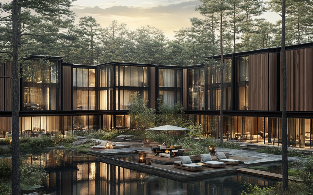 APXPLAN. Дизайн гостиничного комлпекса