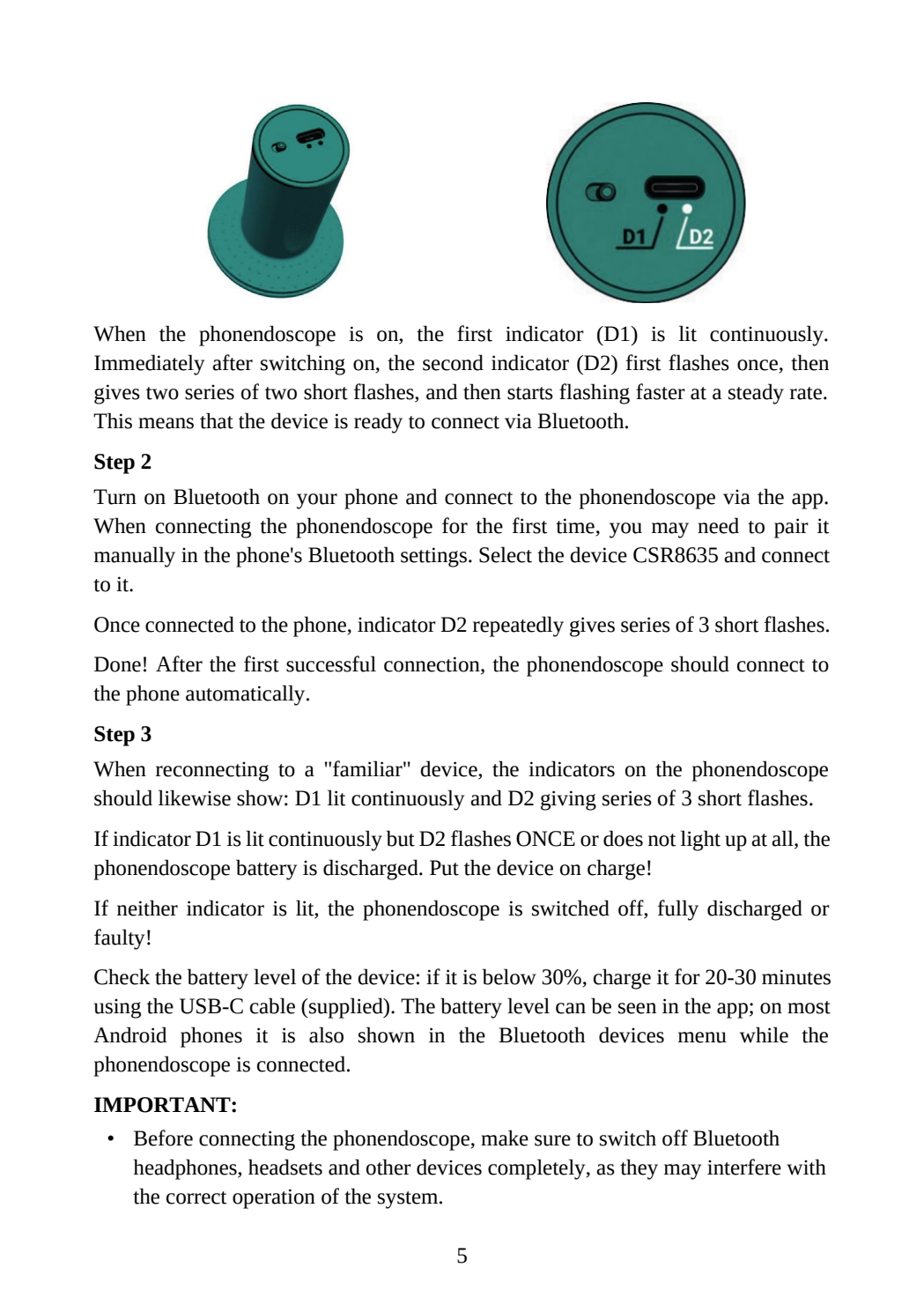 Instructions for Use: Page 5 of 30