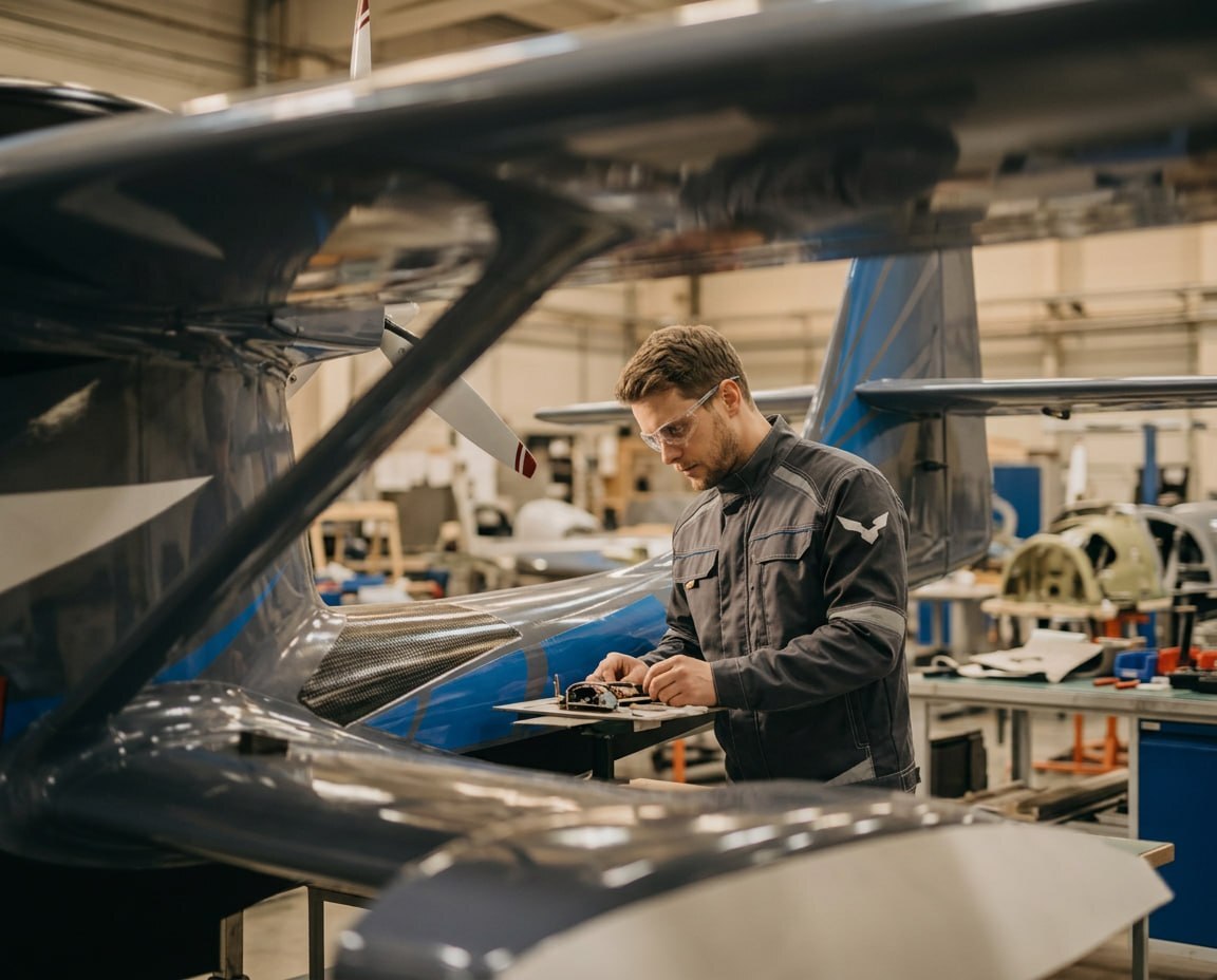 JSC CARS production facility — UAV assembly line