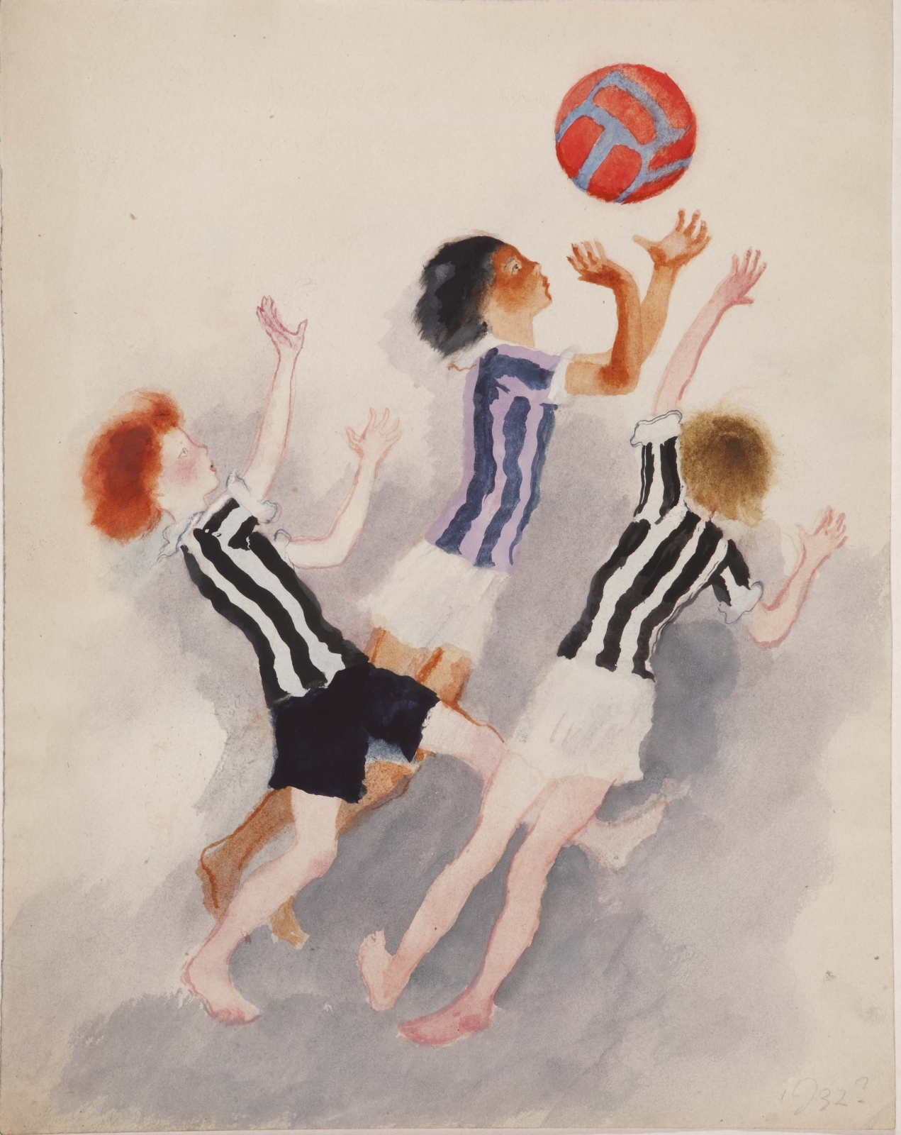 Иллюстрация к стихотворению С.Я. Маршака «Мяч». 1932
