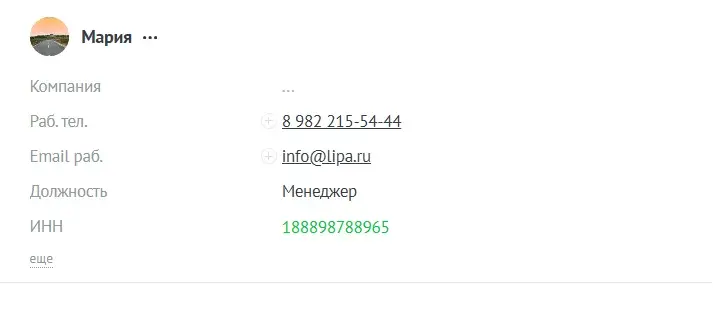 Виджет «Антидубль» в интерфейсе amoCRM: Базовая защита — для полноценного разбора есть отдельный виджет