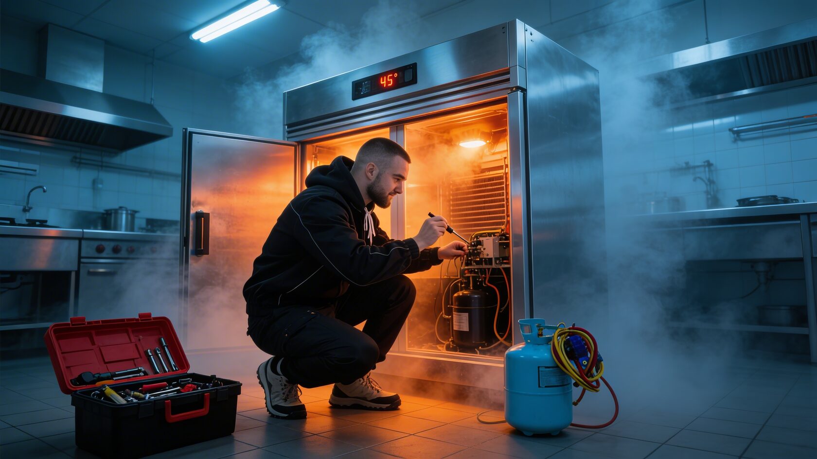 Сломанный холодильник