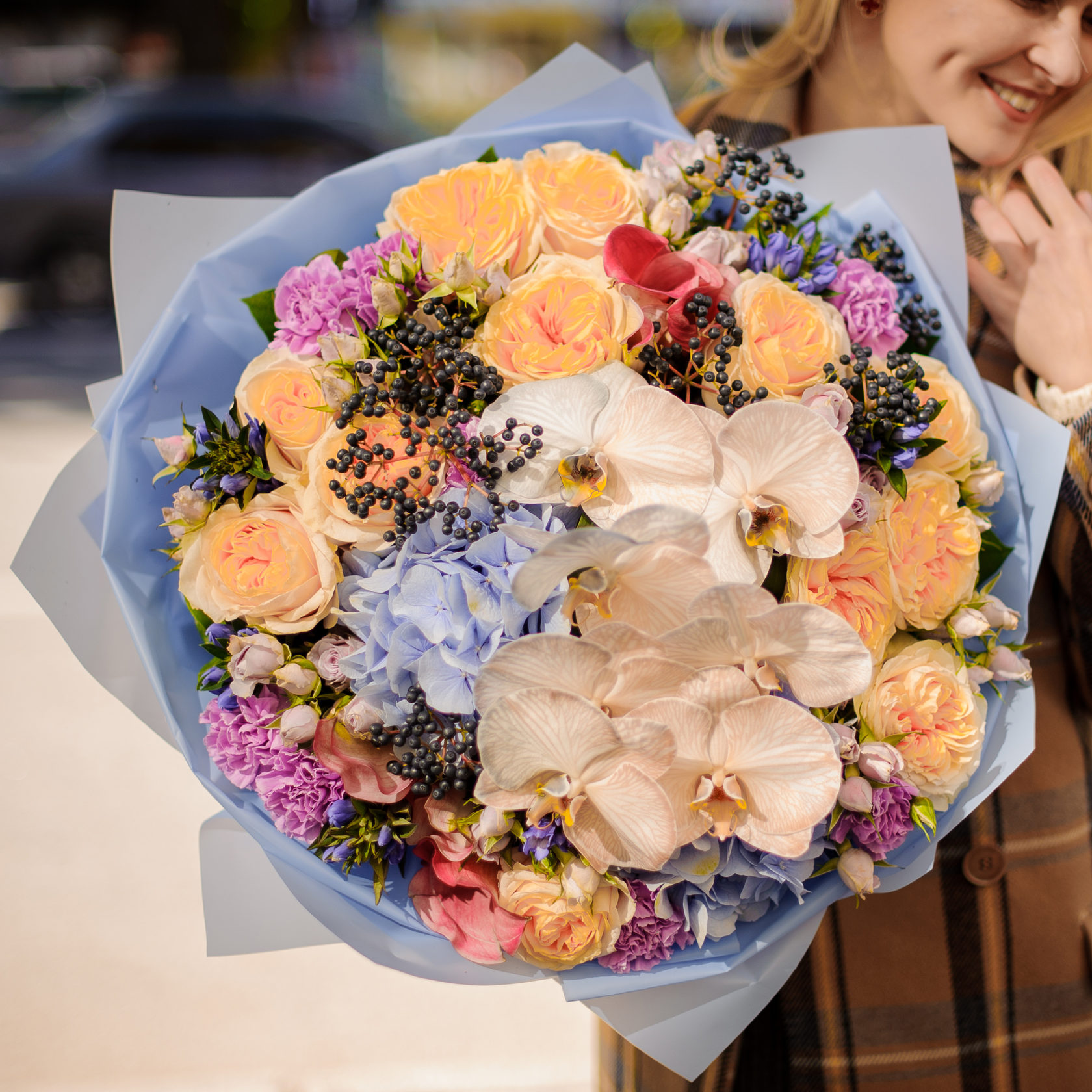 упакованный букет