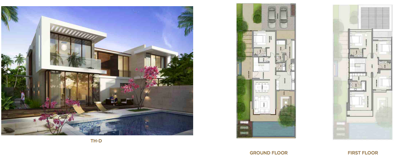 DAMAC Hills Villas in Dubai location, master plan for