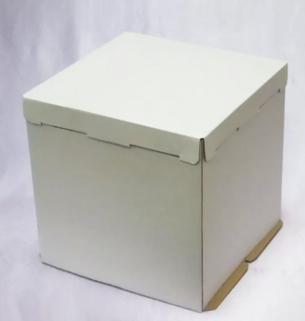 Коробка для торта /420*420*450/ белый Pasticciere