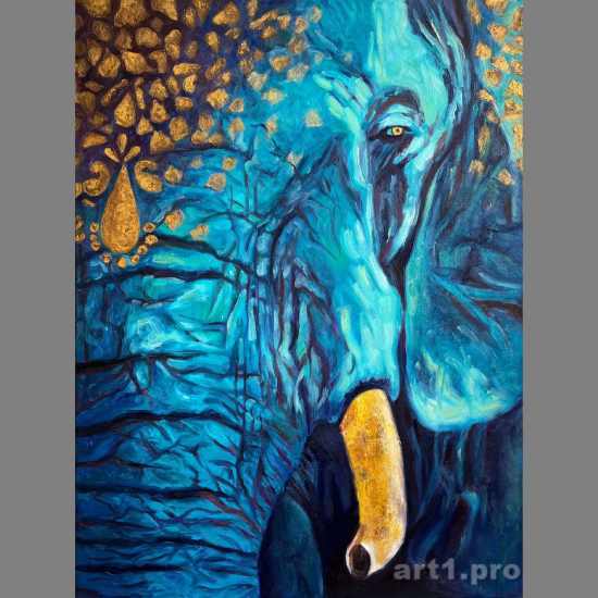 картина слон