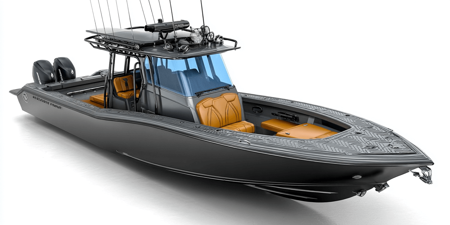 рыбацкий катер на 6 человек из ПНД