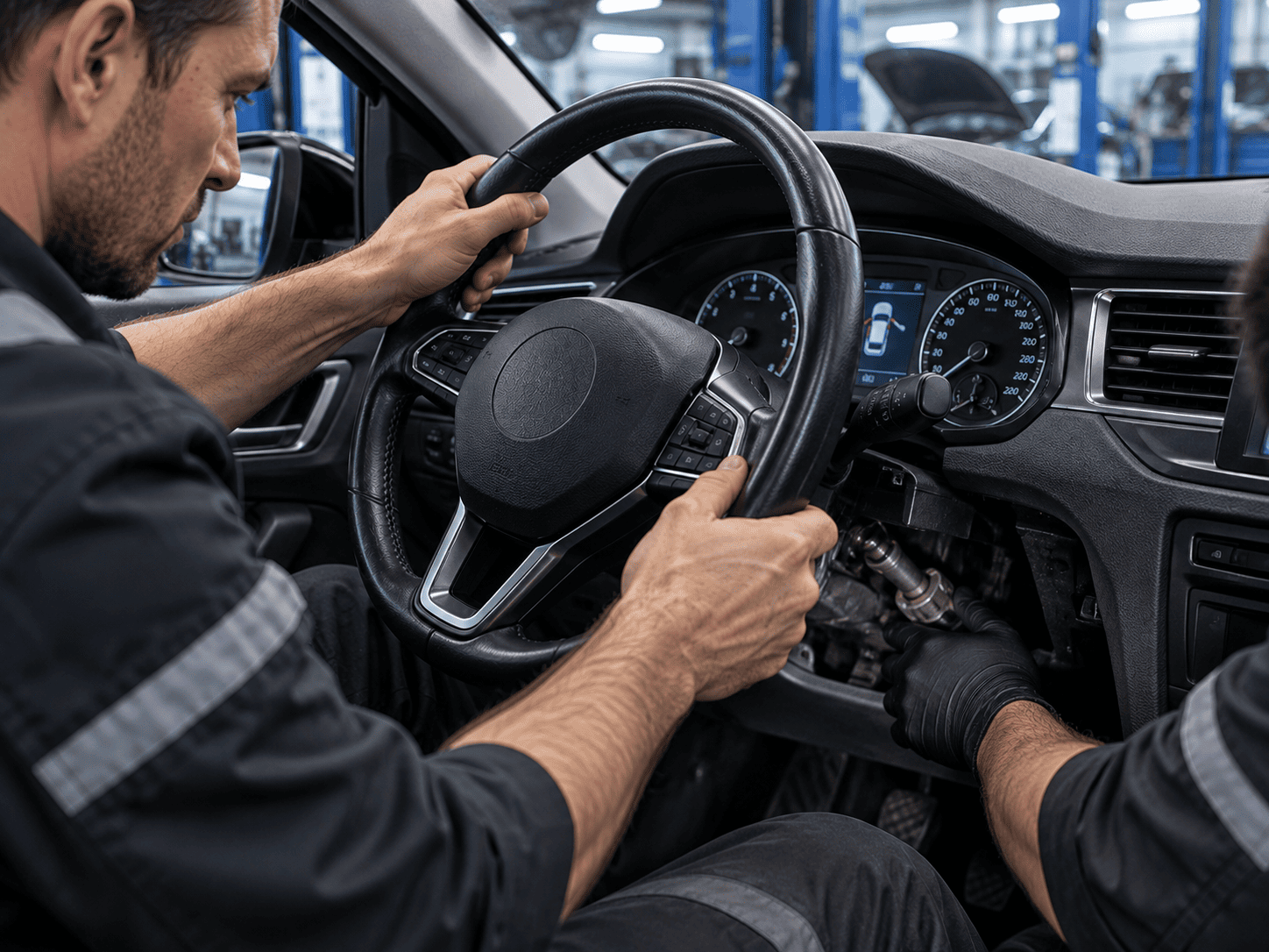 Диагностика люфта рулевого редуктора в Inside Auto