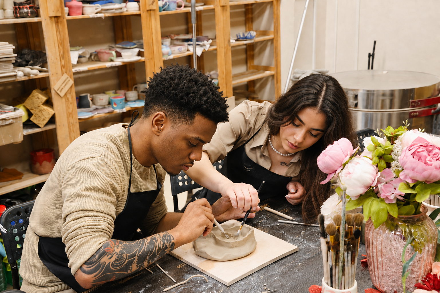 pottery baby gender reveal 