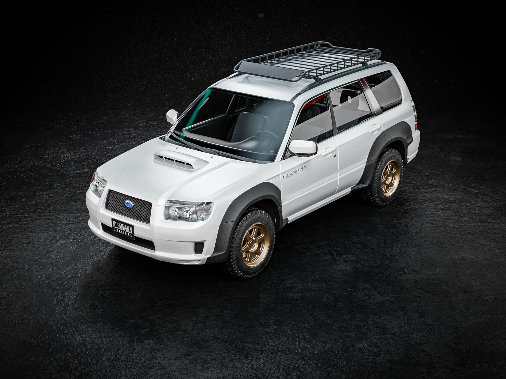 Fender Flares 30mm Set / Wide Body Kit SUBARU FORESTER STI / CROSS SPORT 05-07 ACTIVE VACATION
