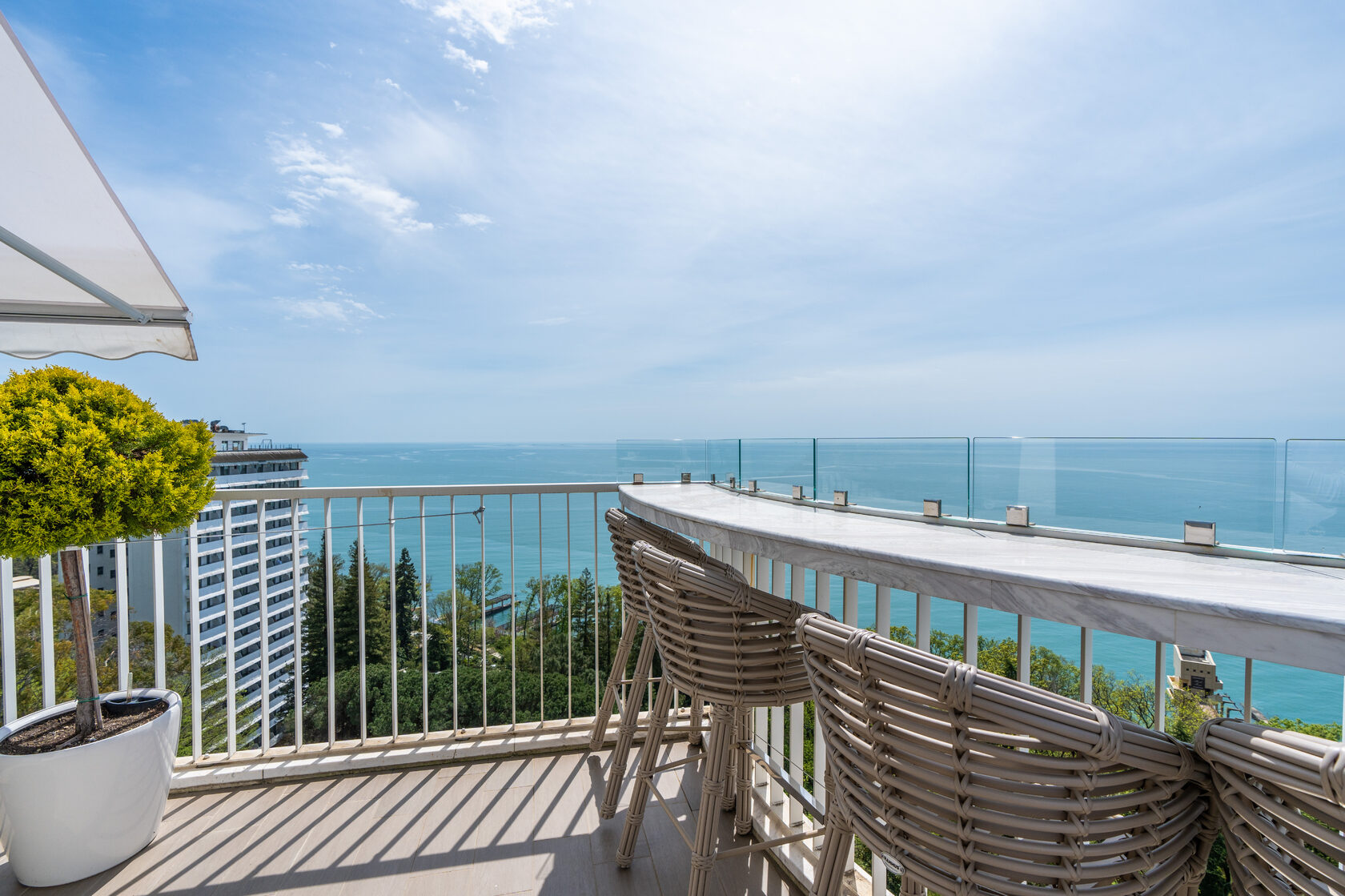 Терраса пентхаус ЖК Актёр Гэлакси Сочи