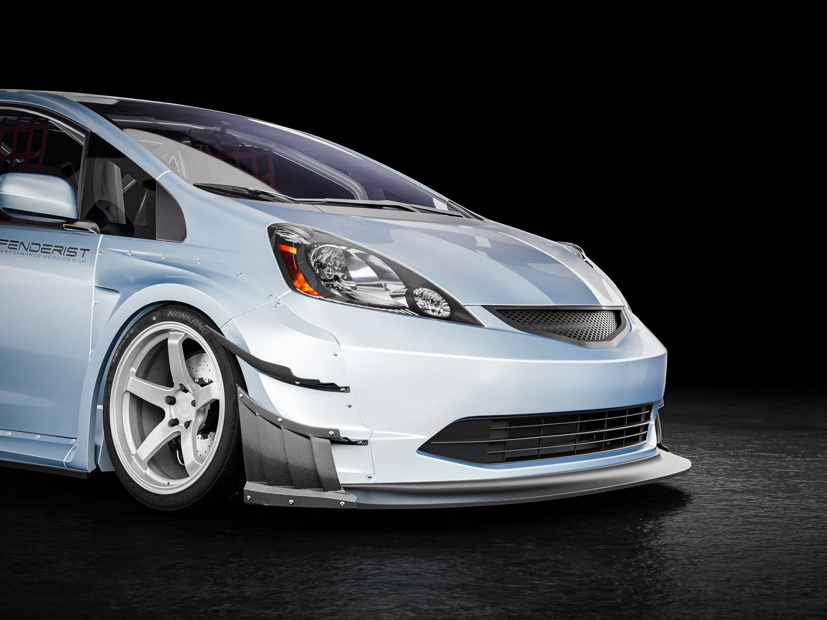 FENDERIST SPEC S Fender Flares Full Set / WIDE BODY KIT HONDA FIT