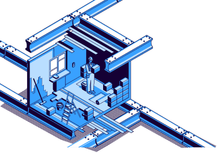 Иллюстрация строительства