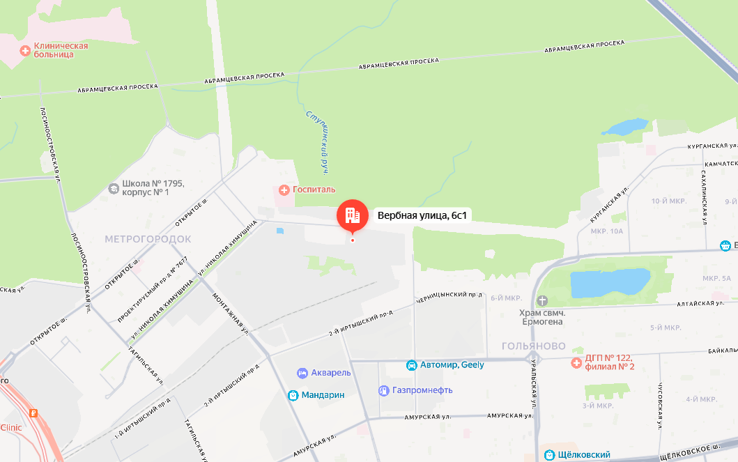 Адрес компании ВодоТех