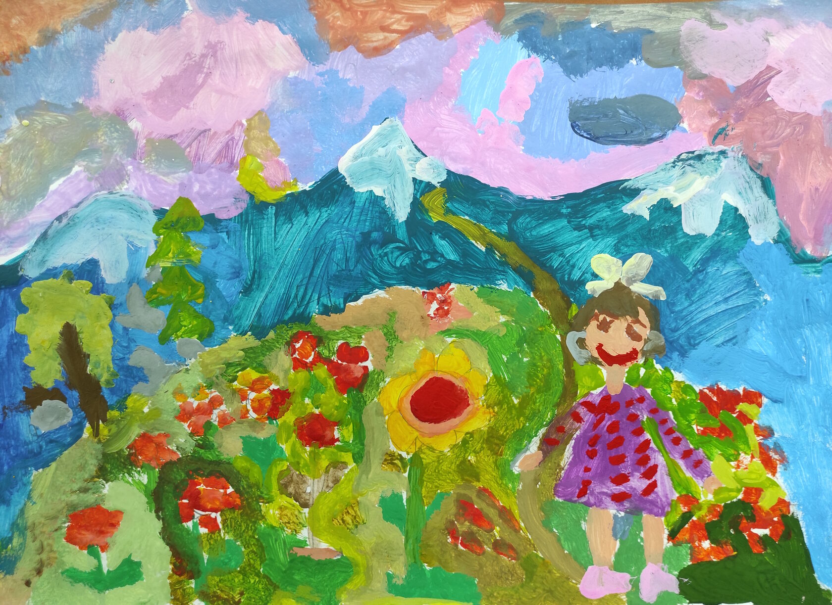 Красота Сибири рисунки детей