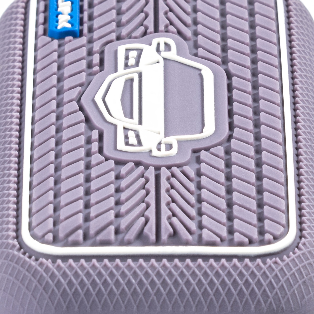 Текстура силиконового чехла Soft Touch серый цвет