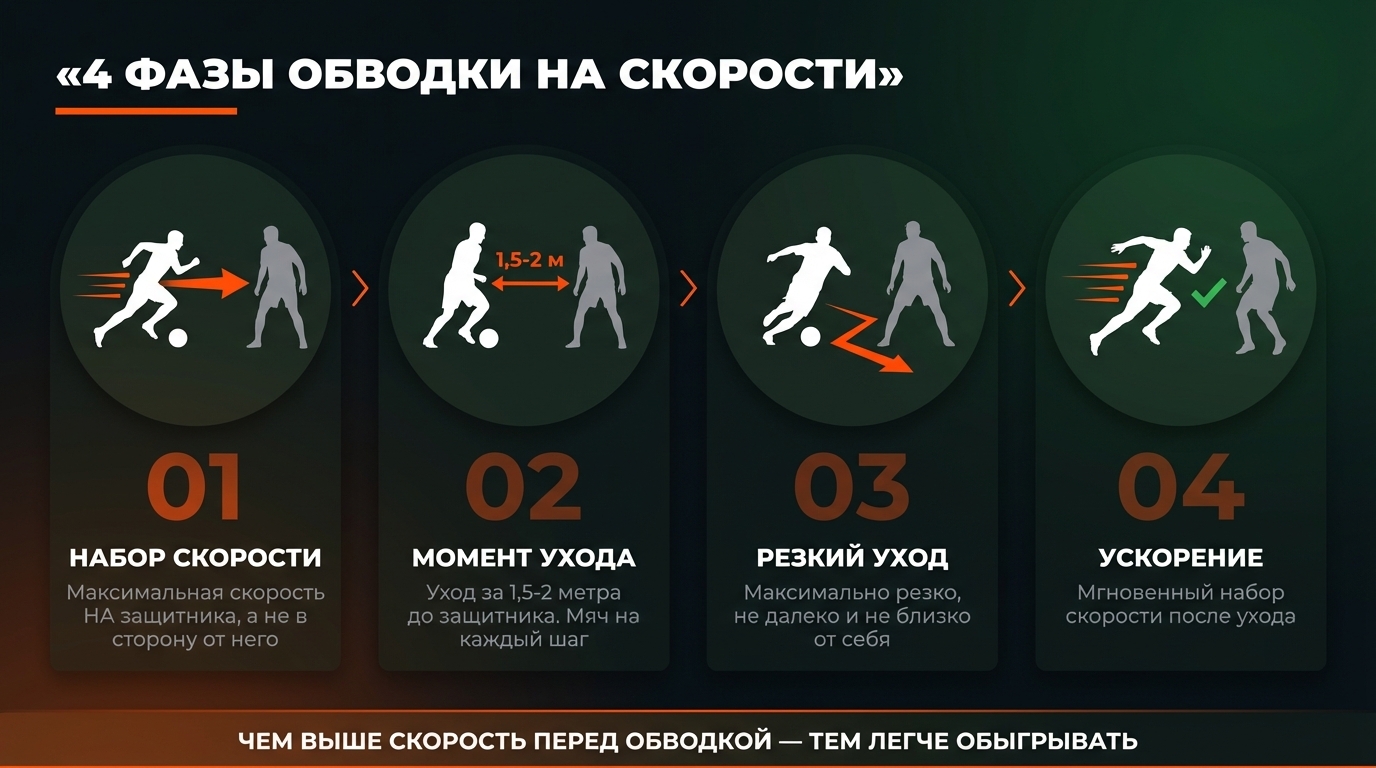 4 фазы обводки на скорости