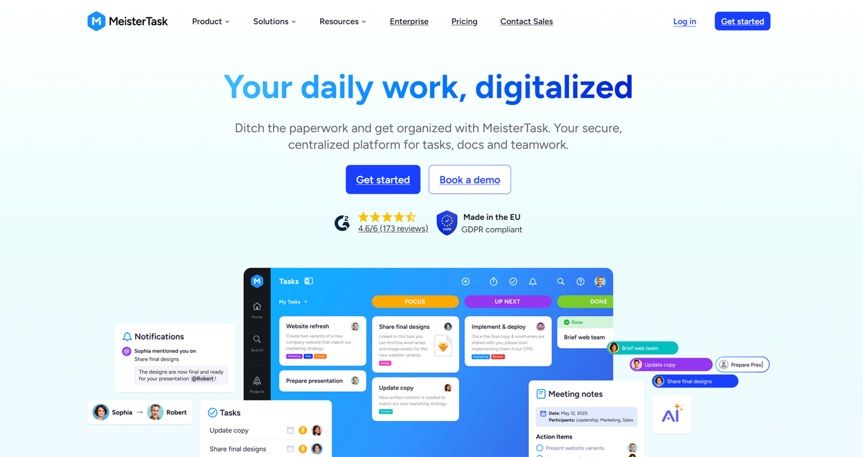 Система управления задачами MeisterTask