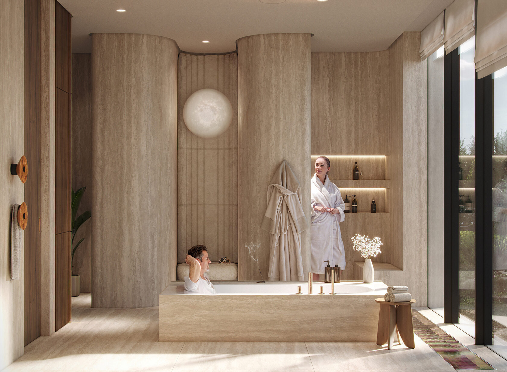 дизайн интерьера ванны