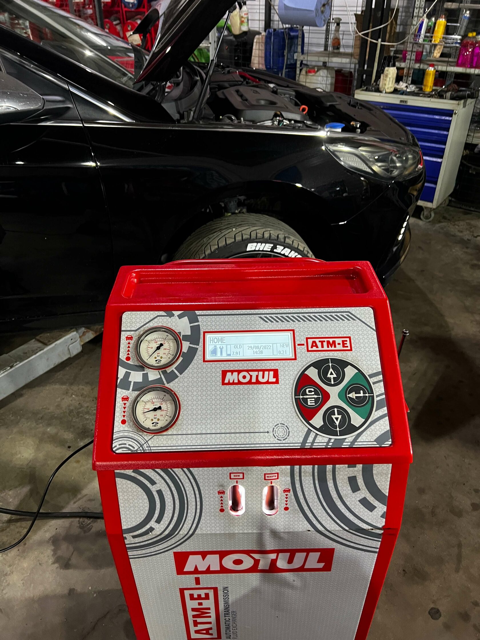 Проверка давления и состояния масла