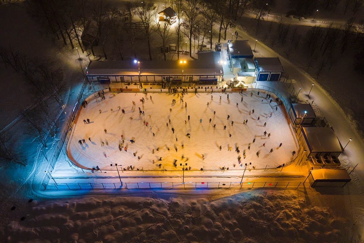 Парк дружбы каток самара