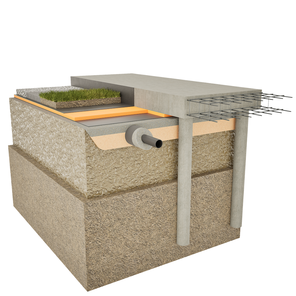 Плита на сваях