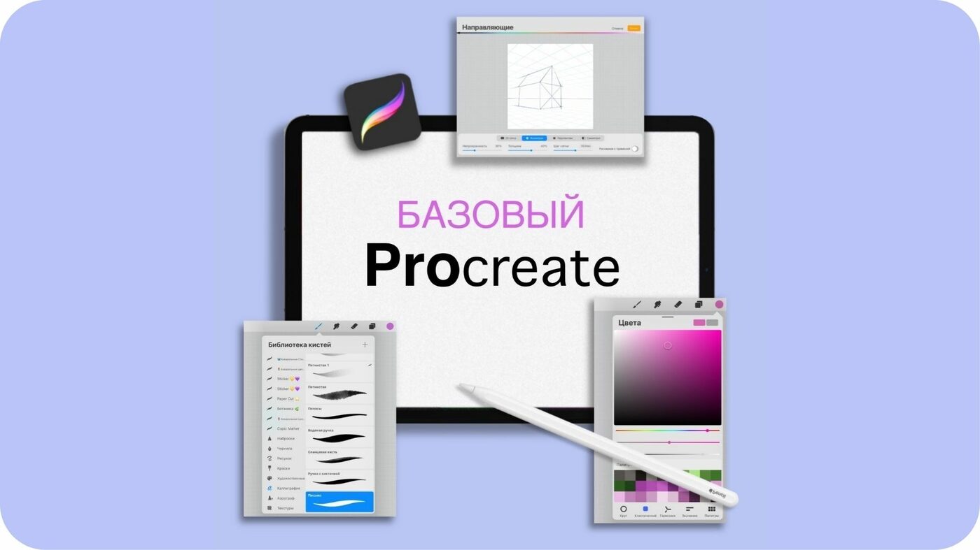 Базовый курс по программе Procreate