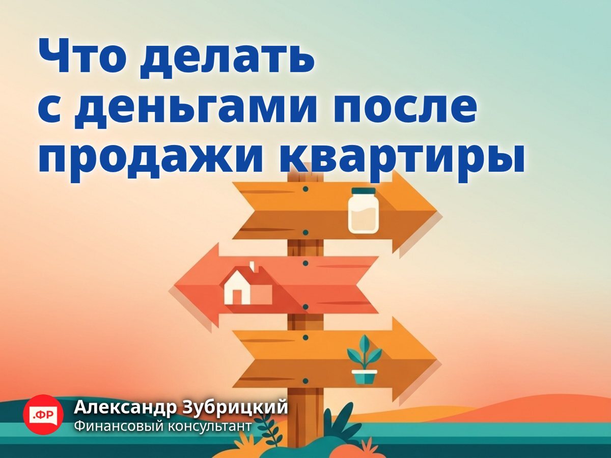 Что делать с деньгами после продажи квартиры