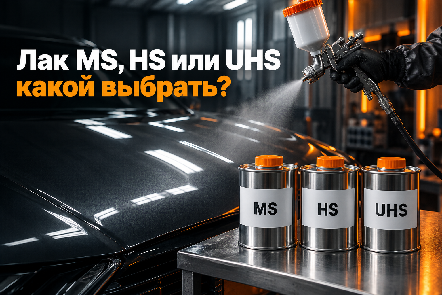 Сравнение лаков MS, HS и UHS