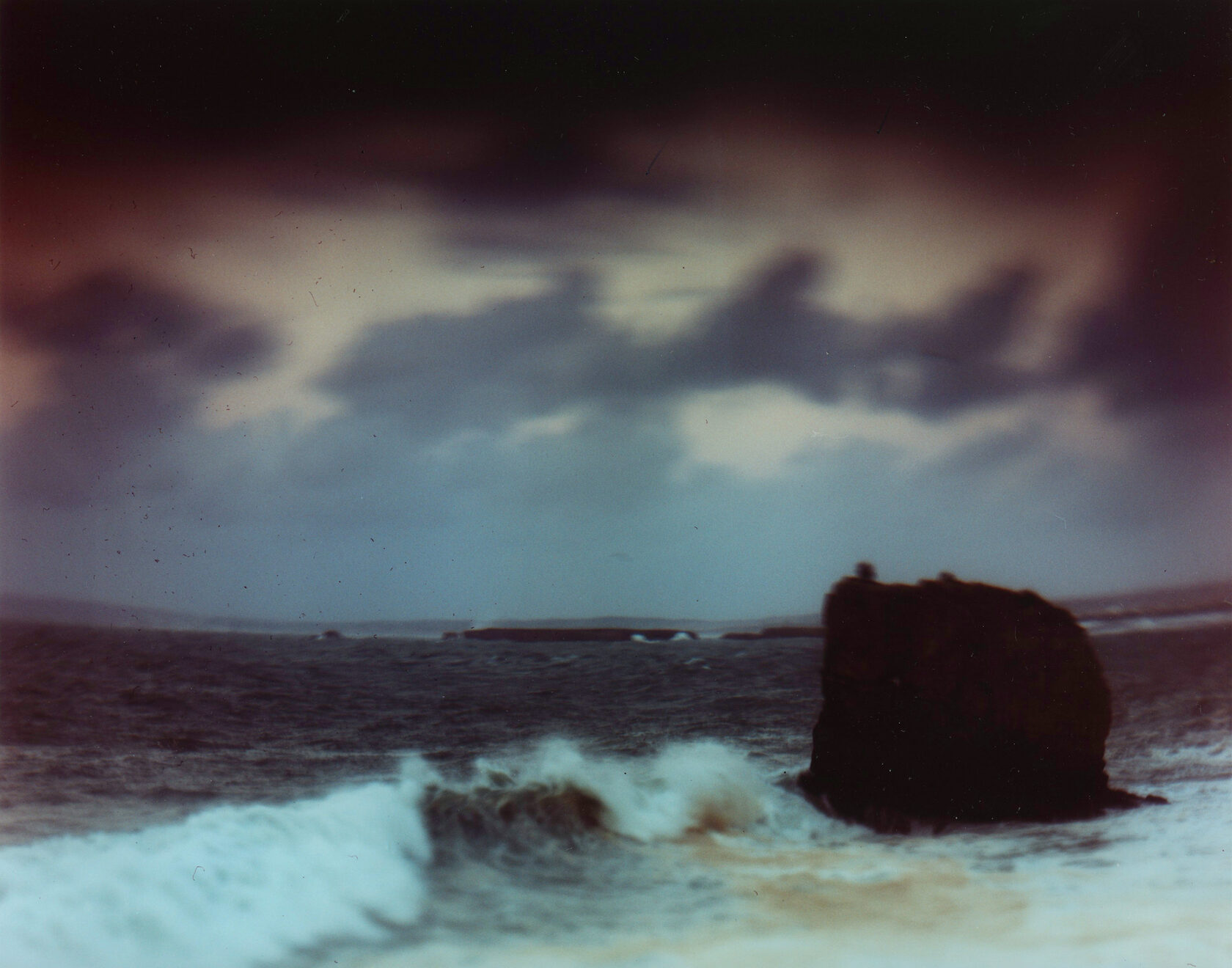 Sea Cliff. Baleal. Portugal. Color Negative 4×5 inch